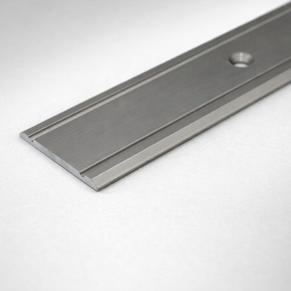 Inox A02 30mm aluminium flat door threshold strip self adhesive installation