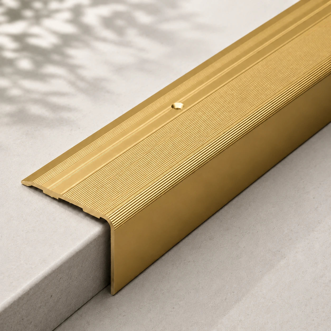 Aluminium Stair Nosing 118cm Golden