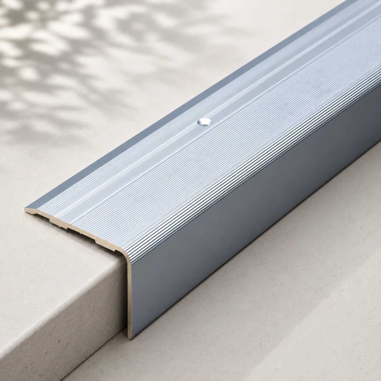 Aluminium Stair Nosing 118cm silver
