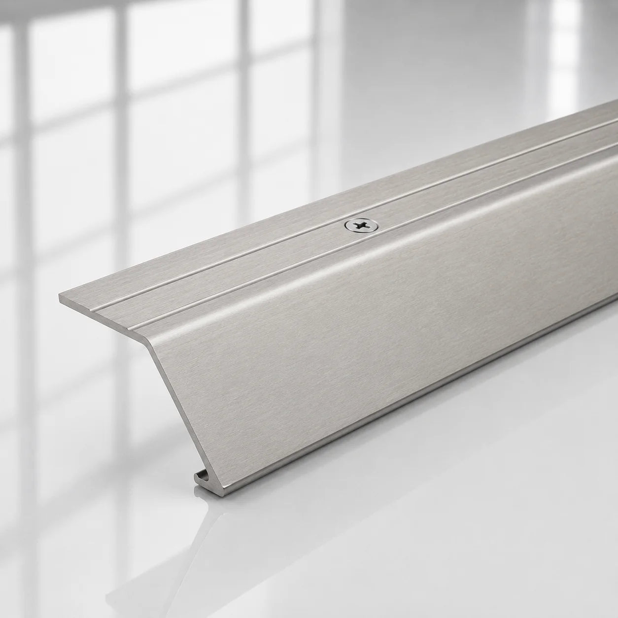41mm Anodised Aluminium Door Threshold Ramp Profile in Inox Color