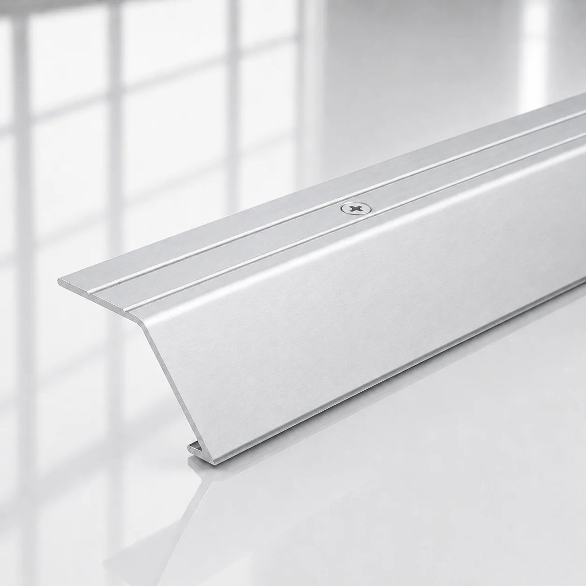 41mm Anodised Aluminium Door Threshold Ramp Profile in Silver Color