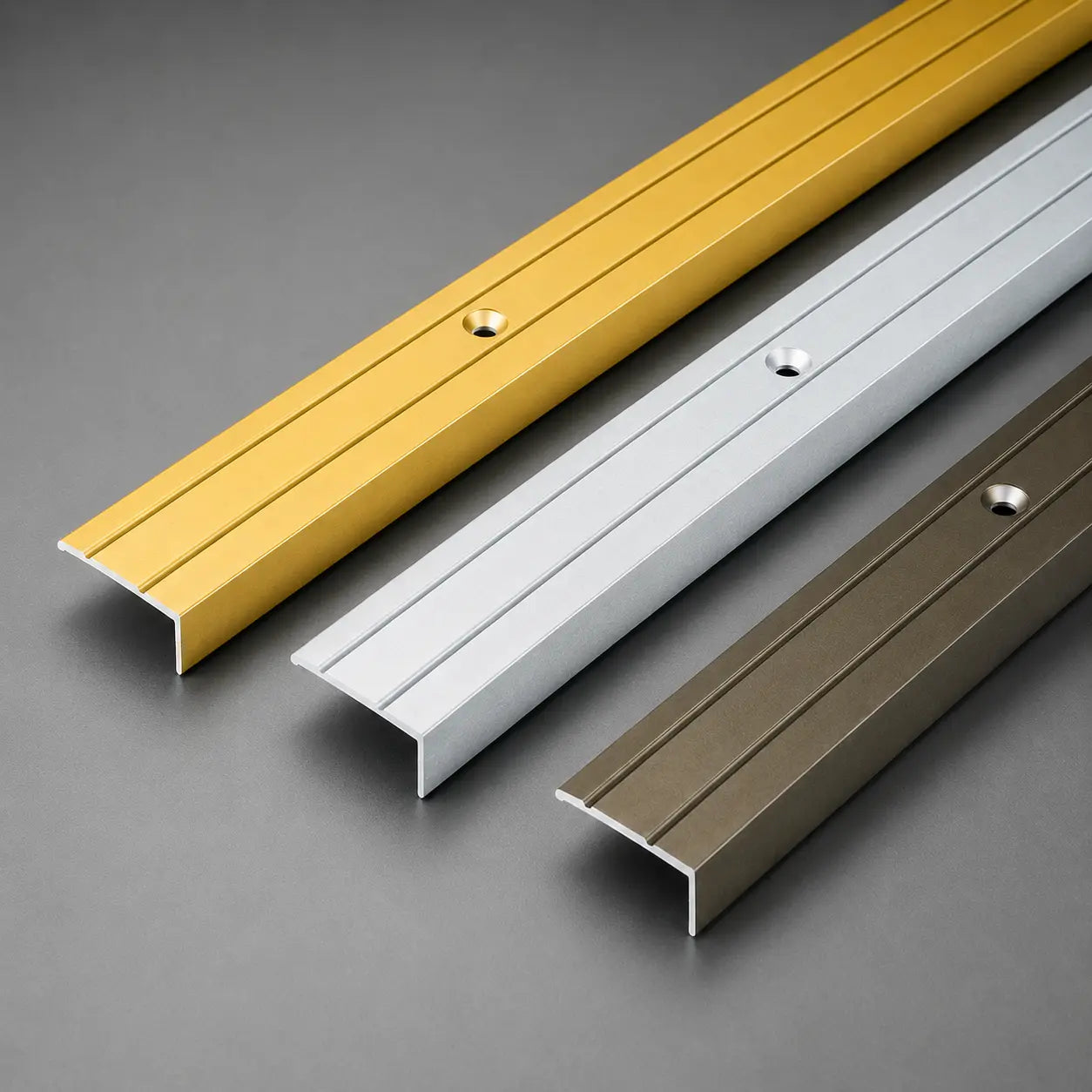 Aluminium_Stair_Nosing_Anodised_Grooved_Anti-Slip_25x10_Available colors