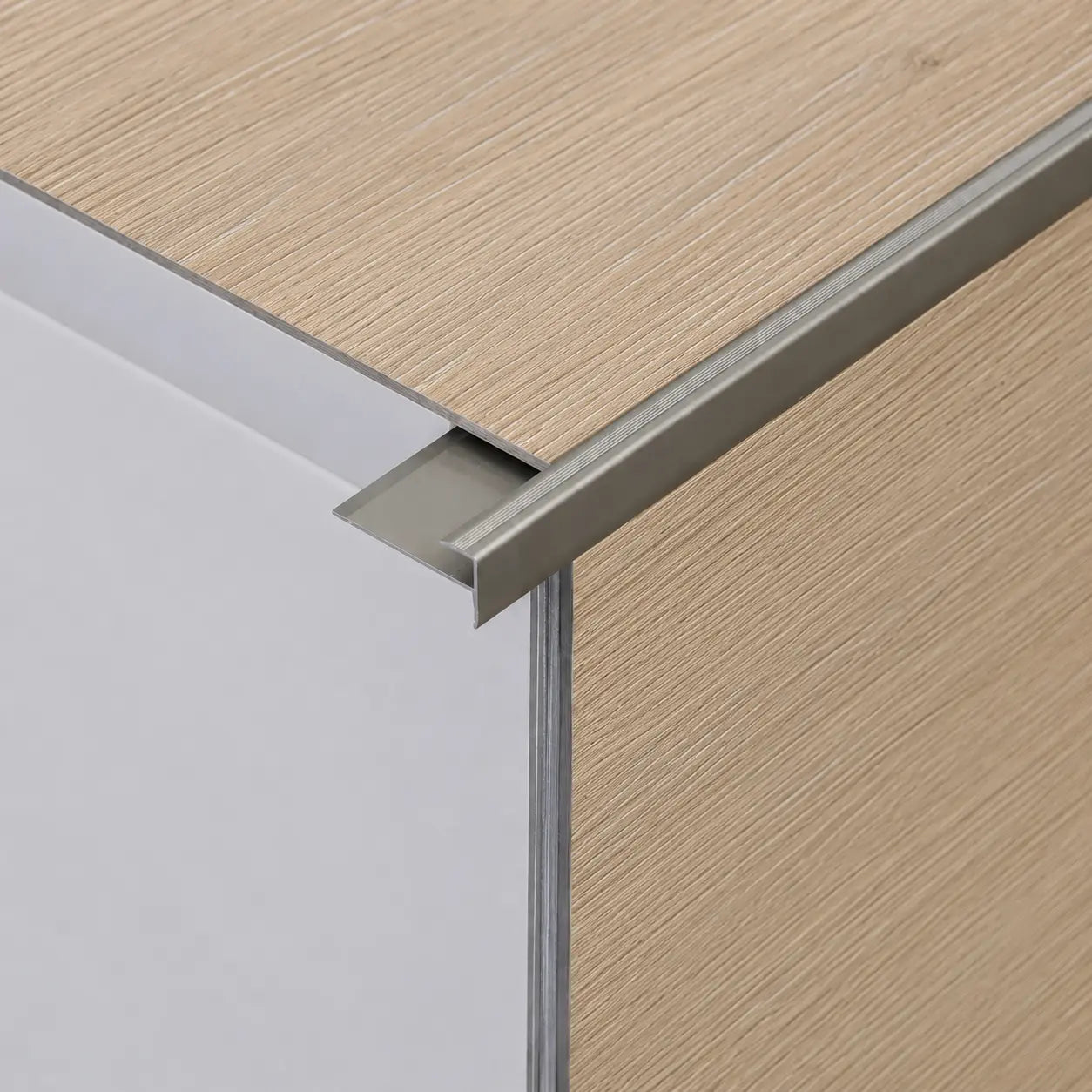 Aluminium Stair Nosing Corner Champagne Real Image