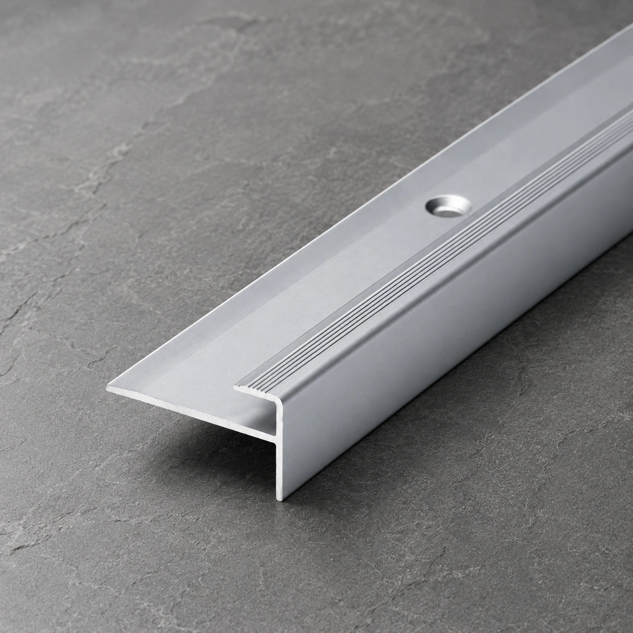 Aluminium Stair Nosing Corner Silver