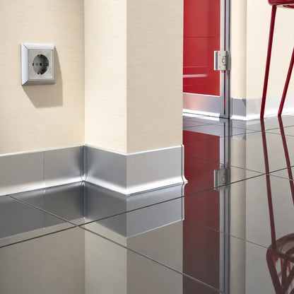Anodised Aluminium Skirting Board Trim Profile Usage