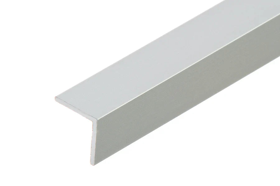 Anodised Aluminum Angle Corner Profile | Silver & Gold 1m Length - 01 Image