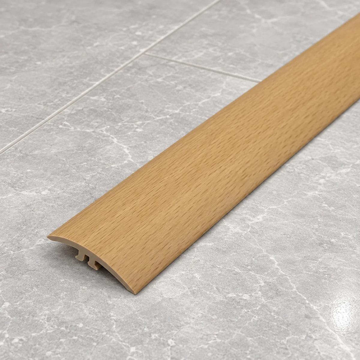 30mm PVC Wood Effect Self-Adhesive Threshold Strip Beech F0