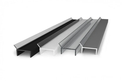 Black PVC Plinth Sealing Strip for 16mm & 18mm Kickboards