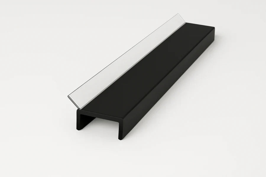 Black PVC Plinth Sealing Strip for 16mm & 18mm Kickboards