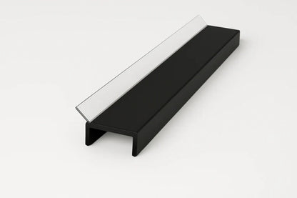 Black PVC Plinth Sealing Strip for 16mm & 18mm Kickboards