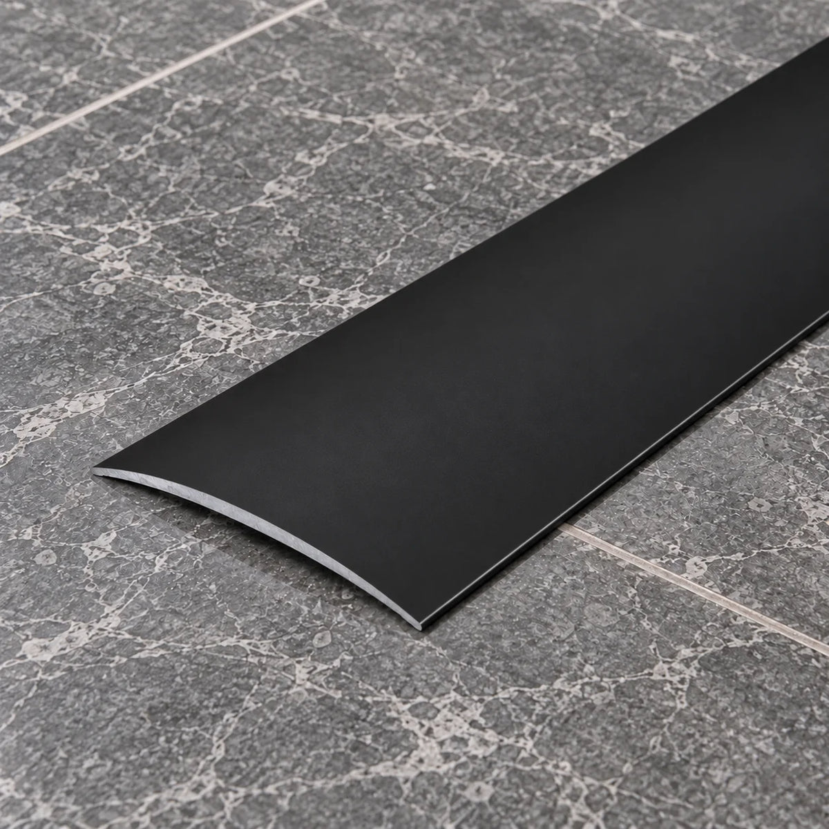 100mm Self-Adhesive Aluminium Threshold Strip In Black Color