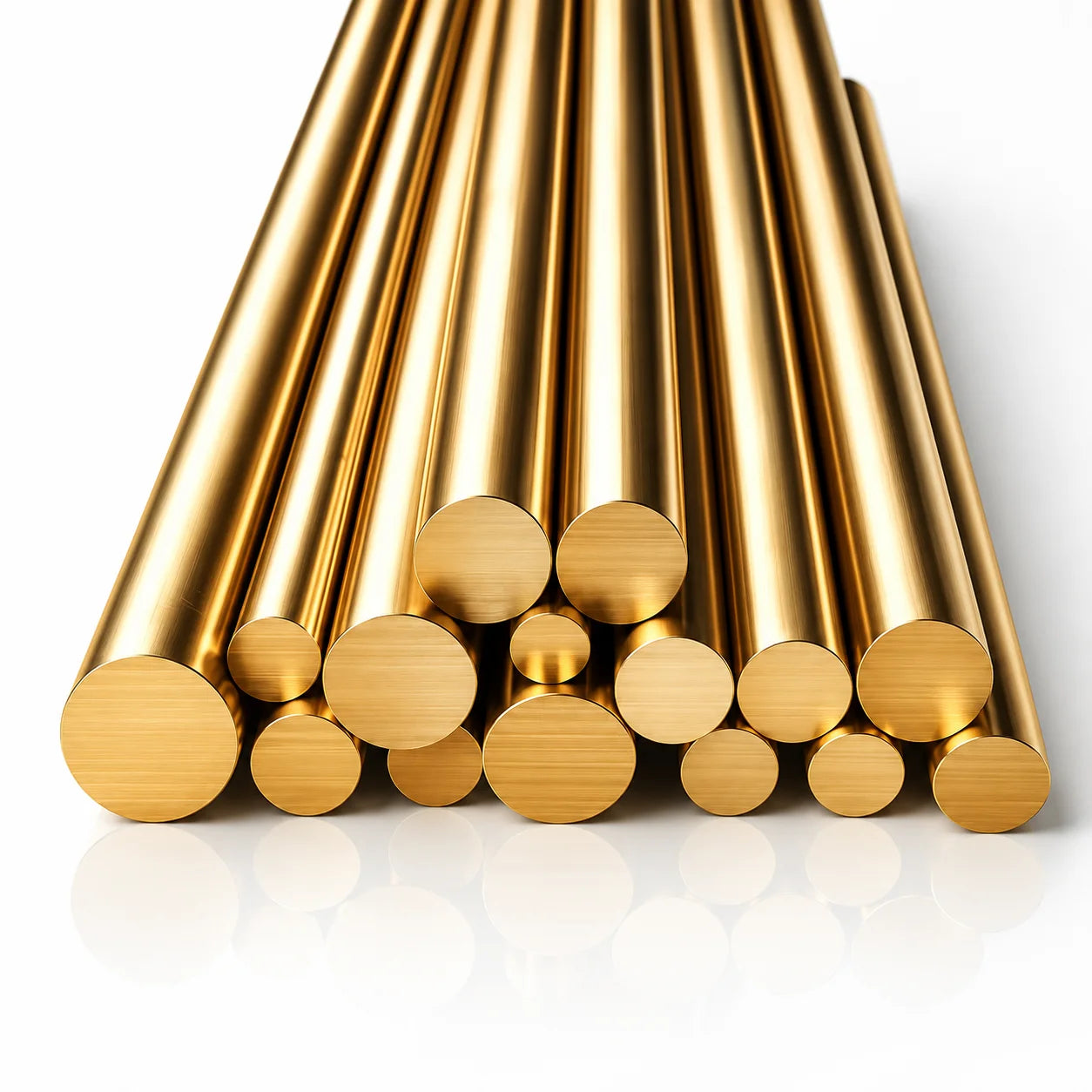Solid Metal Brass Round Bar Rod Various Diameters