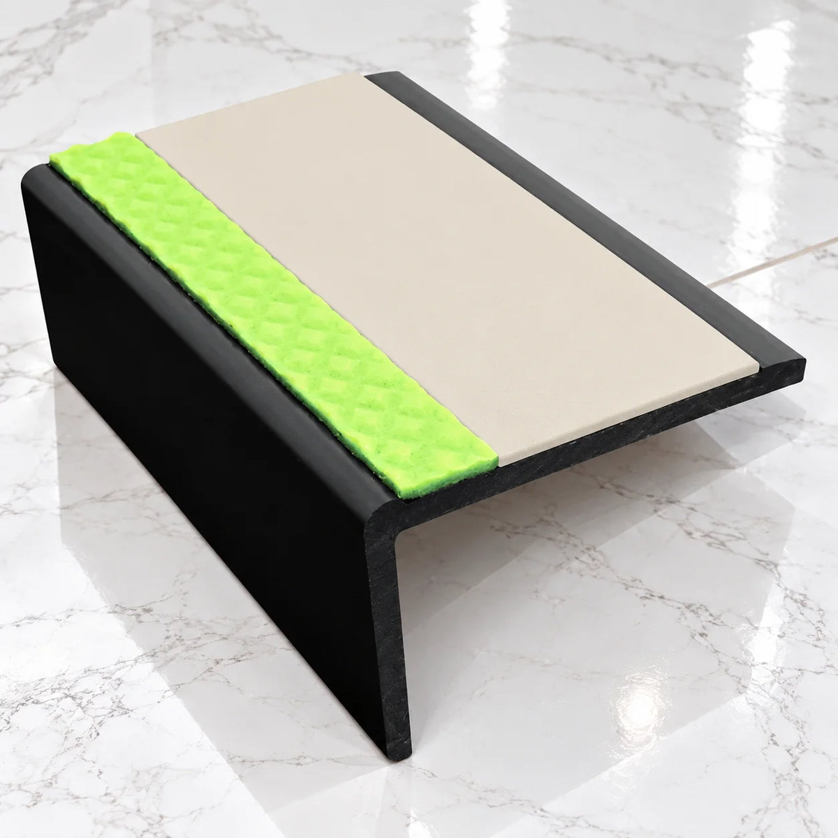 ASP 62.5x35mm Aluminator® Slimline Stair Nosing In Canvas Color