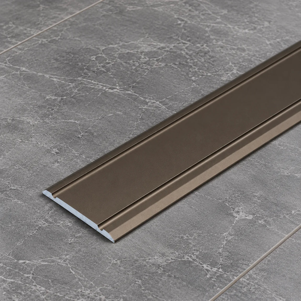 30mm Self-Adhesive Aluminium Flat Threshold Strip In Champagne Color