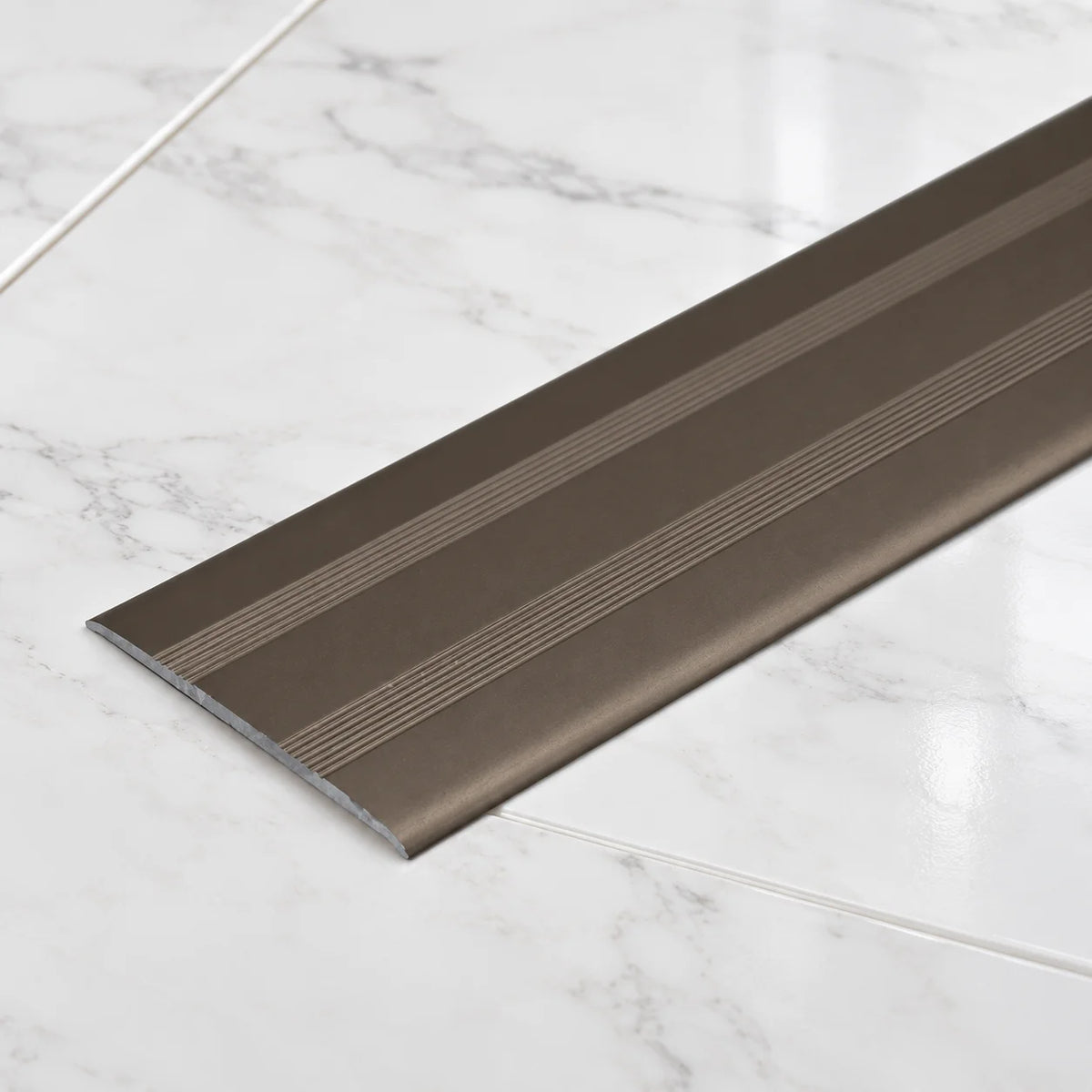 35mm Self-Adhesive Aluminium Floor Transition Strip In Champagne Color