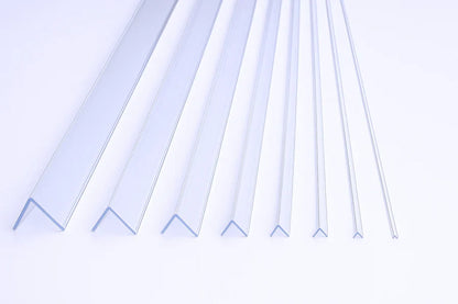 Clear Edge Protector Transparent PVC Plastic Corner Angle Trim 90°