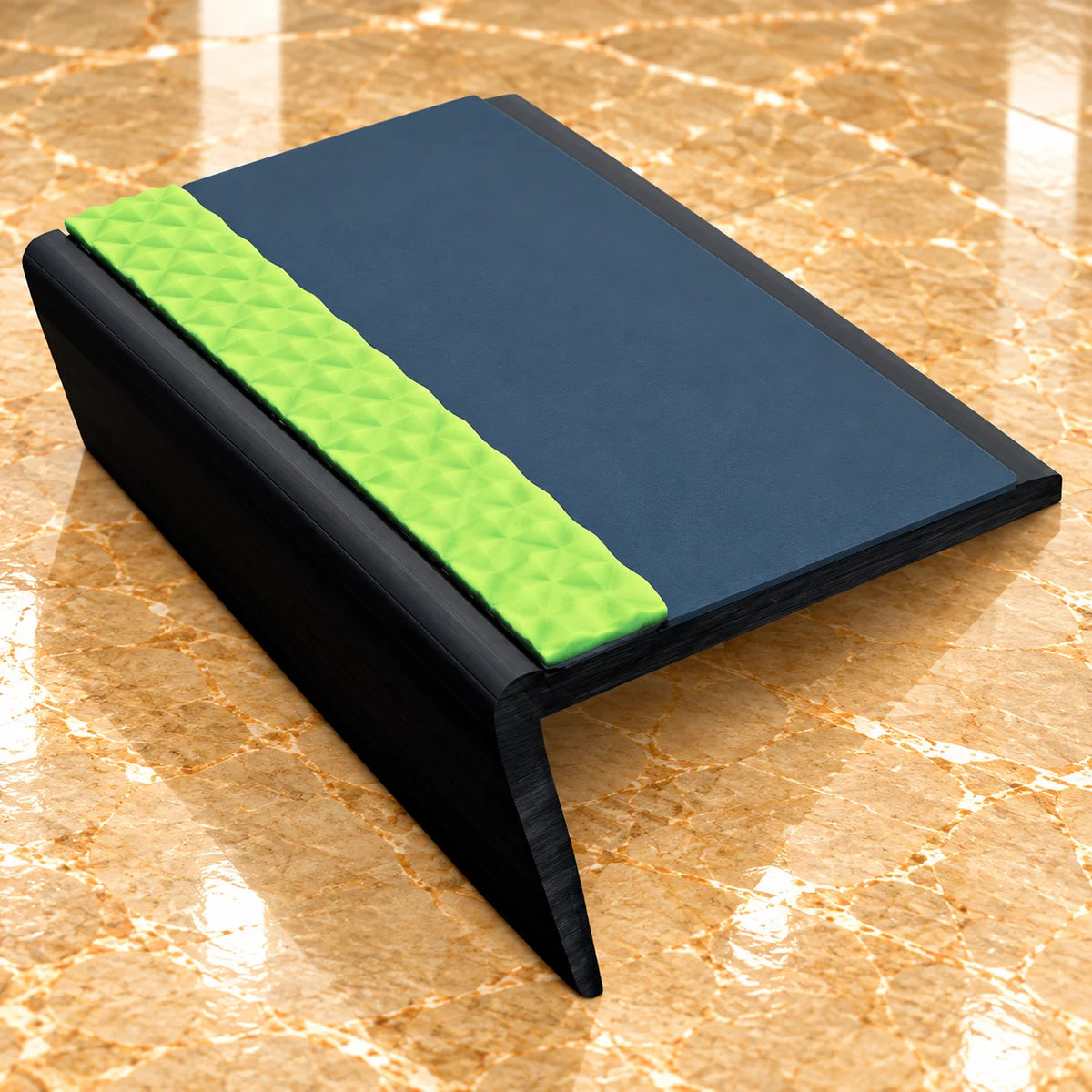 ASR 63x35mm Aluminator® Rakeback Stair Nosing In Cobalt Blue Color