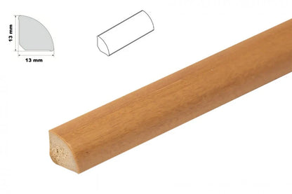 Decorative Flooring Window Edge Beading Worktop Strip uPVC 13mm Quadrant Trim Moulding