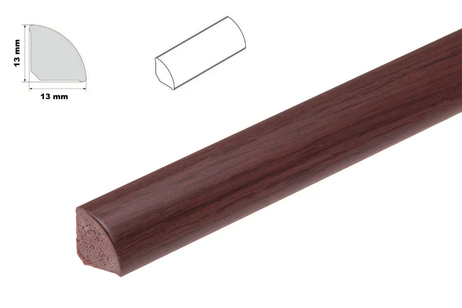 Decorative Flooring Window Edge Beading Worktop Strip uPVC 13mm Quadrant Trim Moulding