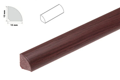 Decorative Flooring Window Edge Beading Worktop Strip uPVC 13mm Quadrant Trim Moulding