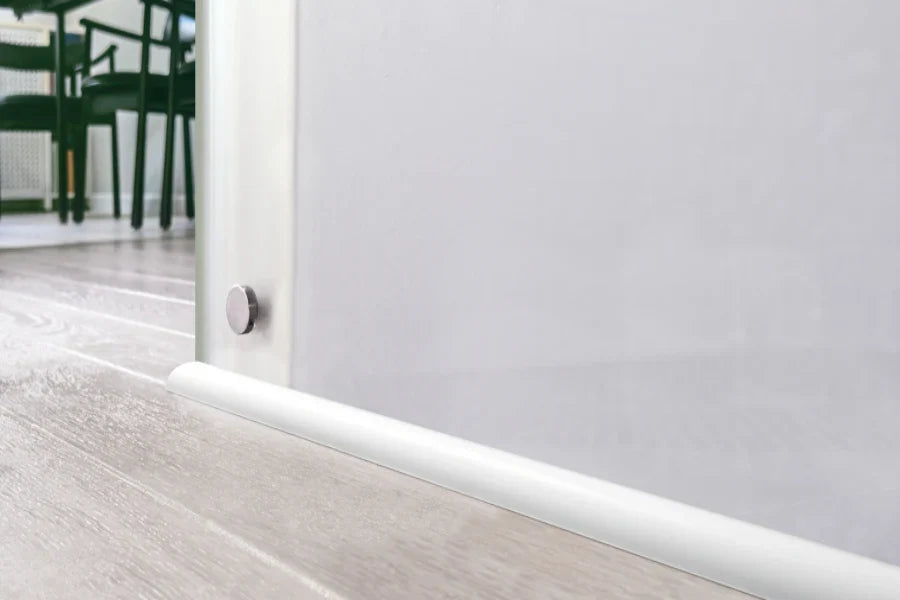 Decorative Flooring Window Edge Beading Worktop Strip uPVC Quadrant Trim Moulding-Fixing2 Image