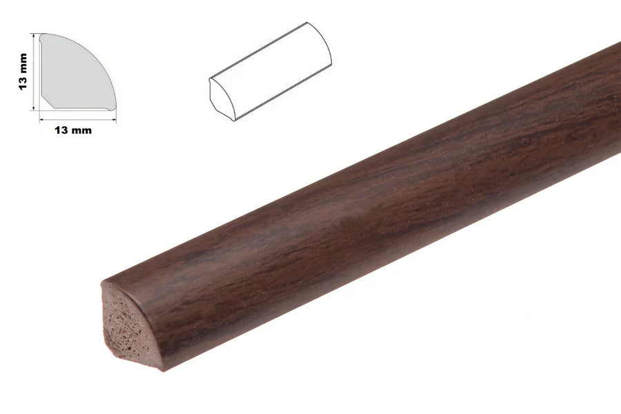 Decorative Flooring Window Edge Beading Worktop Strip uPVC Quadrant Trim Moulding-13mm Wood5
