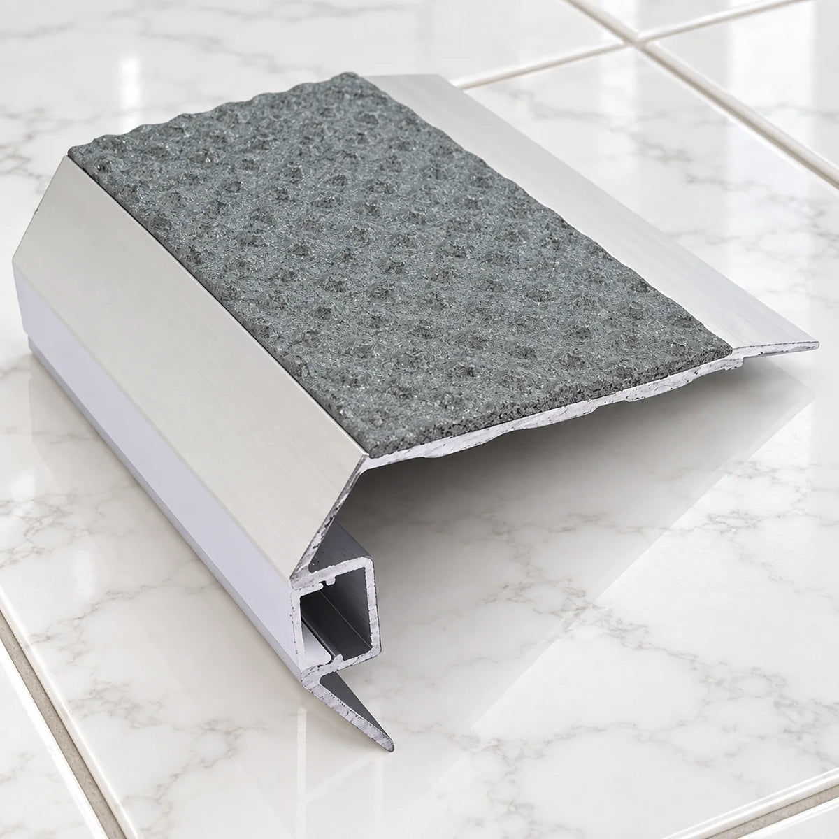 NSLR50 Tredsafe Vision Light Out Stair Nosing Dolphin Grey Tredsafe