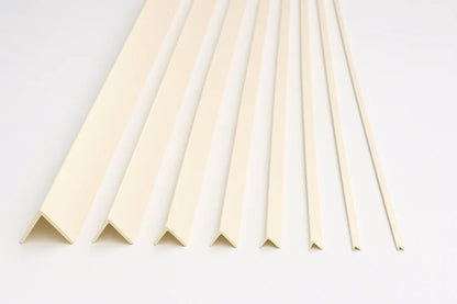 Edge Protector Ivory PVC Plastic Corner Angle Trim 90°