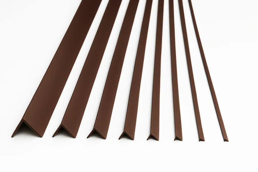 Edge Protector Brown PVC Plastic Corner Angle Trim 90° - 