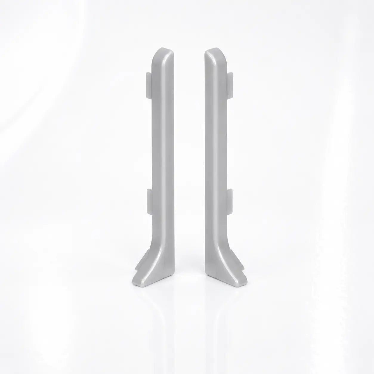 Anodised Aluminium Skirting Board Trim Profile End Caps