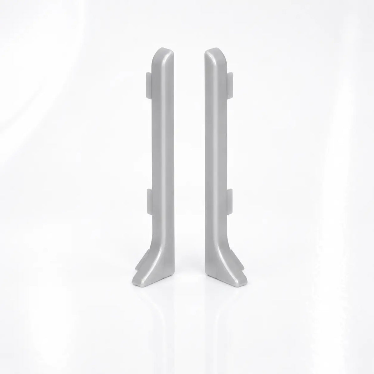 Anodised Aluminium Skirting Board Trim Profile End Caps