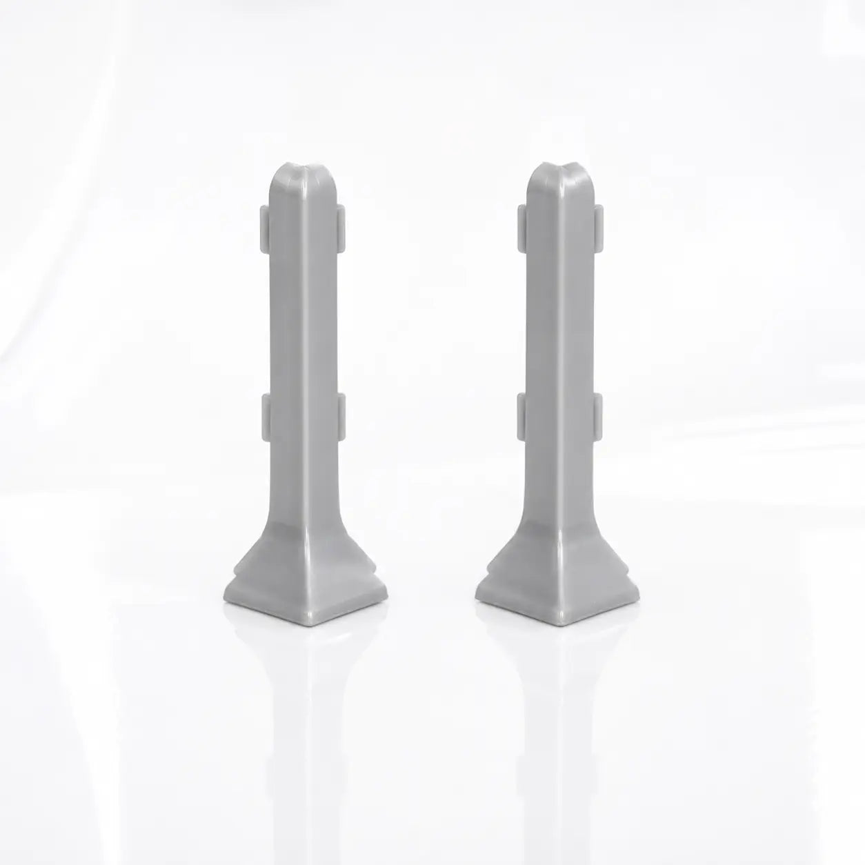 Anodised Aluminium Skirting Board Trim Profile External Corner
