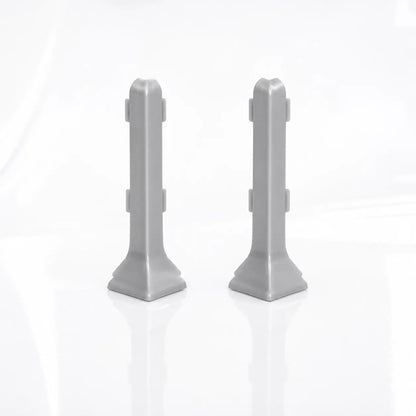 Anodised Aluminium Skirting Board Trim Profile External Corner