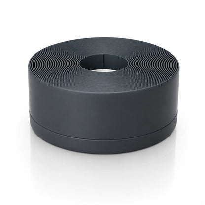Flexible PVC Skirting Board Soft Trim Strip Dark Grey Color
