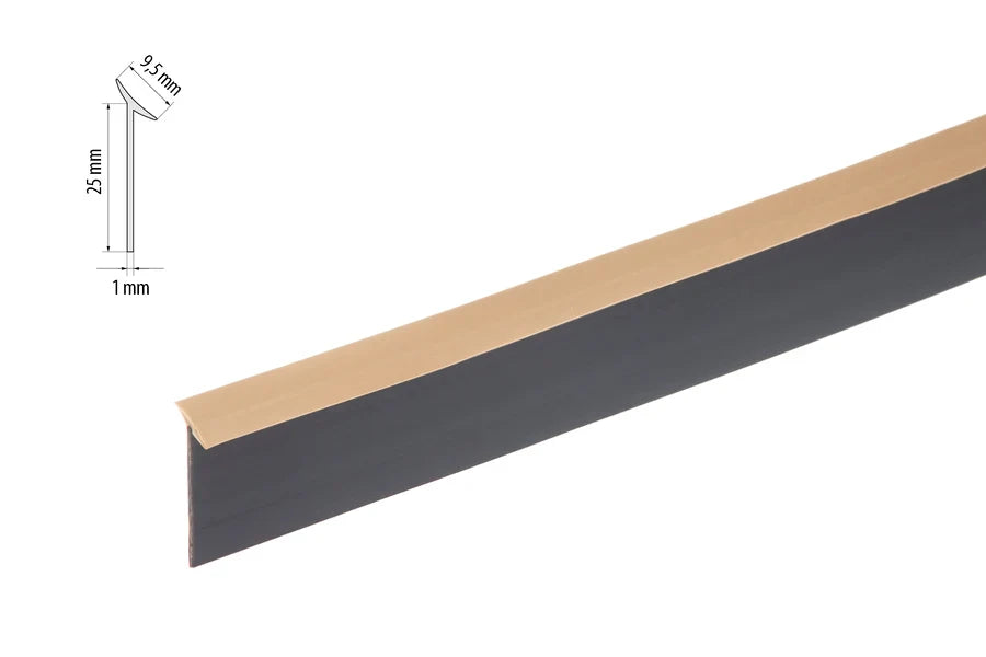 Flexible Waterproof Adhesive Edge Worktop Seal Strip Trim - Kitchen Bathroom Wood 3 Image