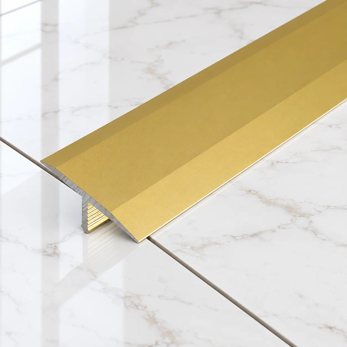 18mm Aluminium T-Bar Floor Transition Strip In Gold Color