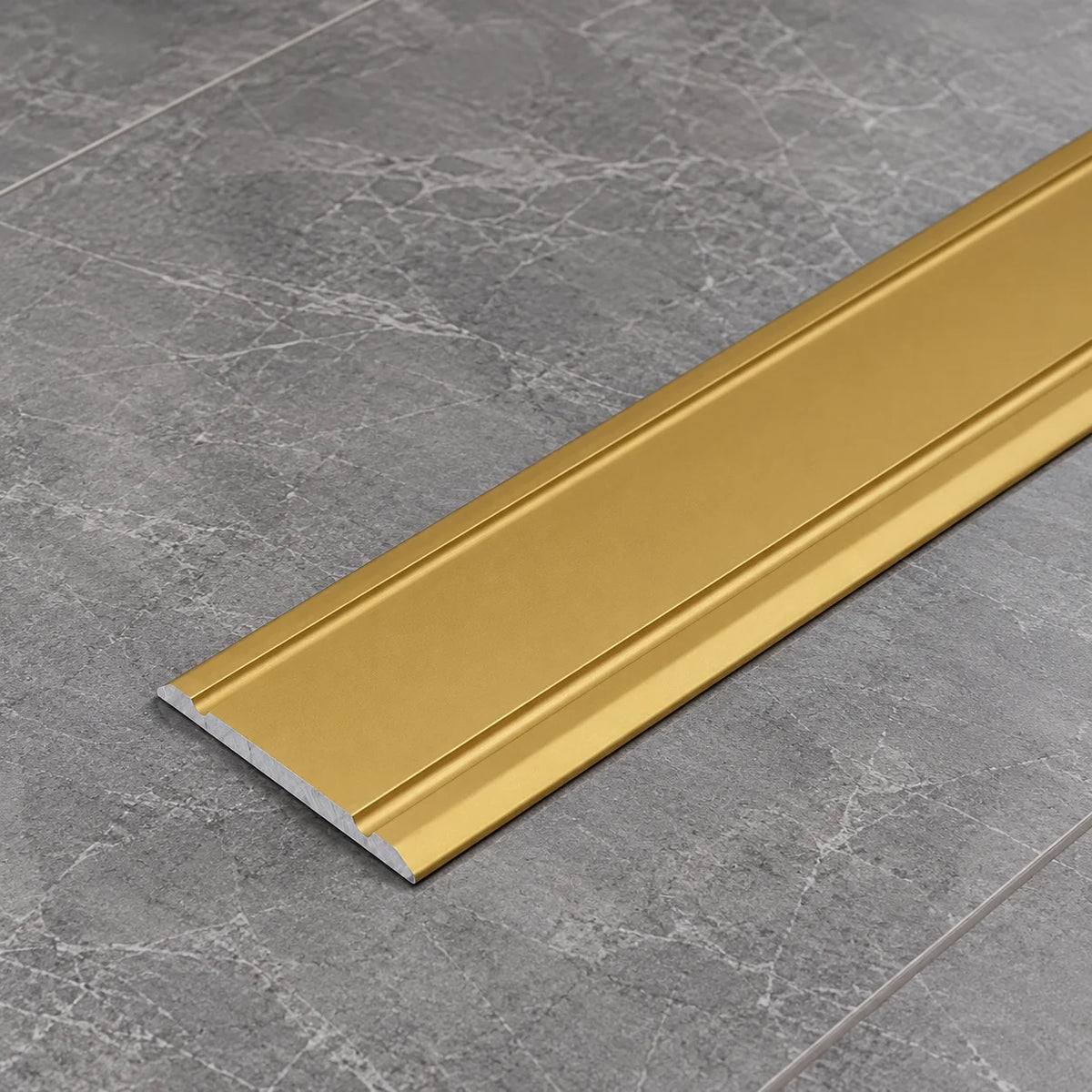 30mm Self-Adhesive Aluminium Flat Threshold Strip In Gold Color