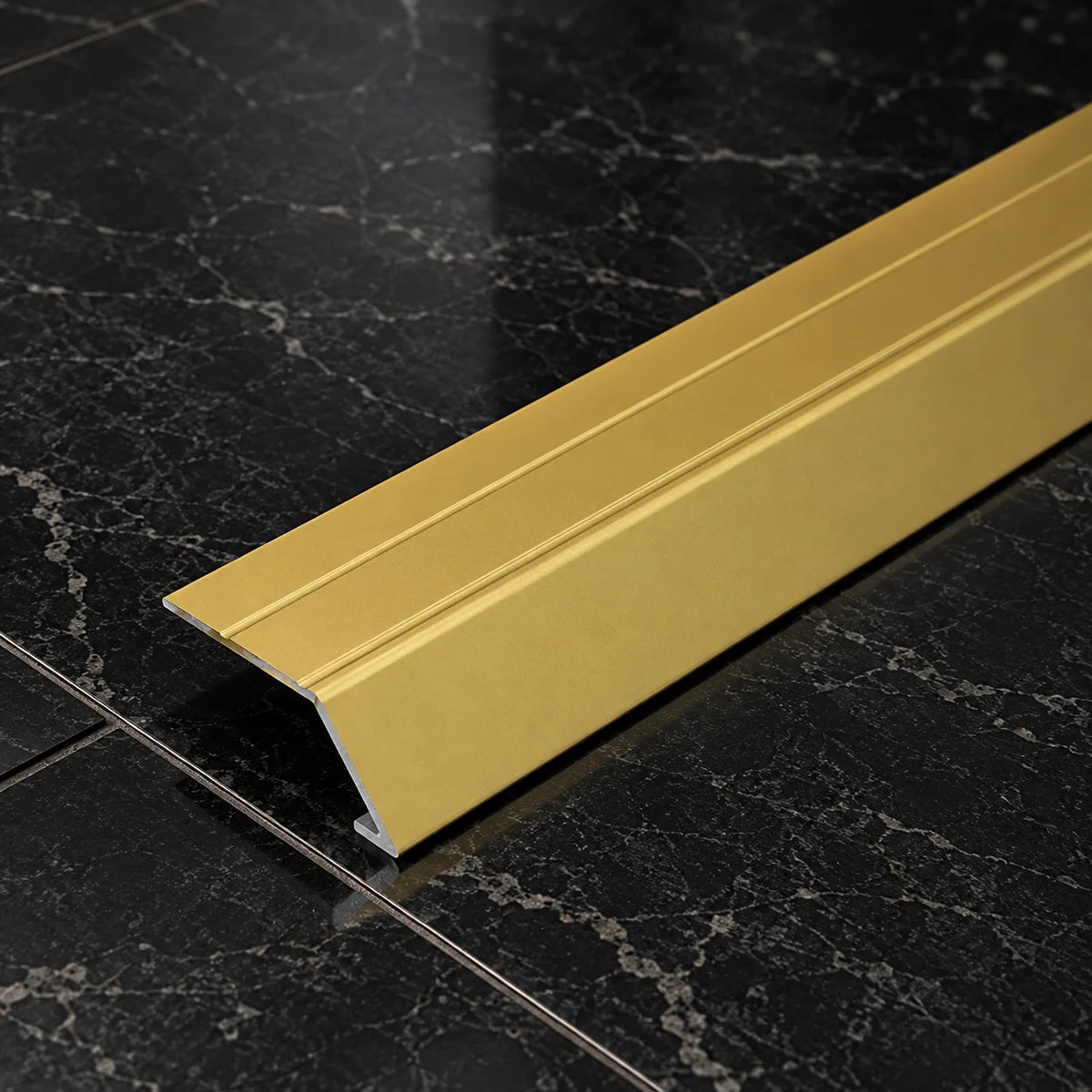 31mm Self-Adhesive Aluminium Ramp Transition Strip In Gold Color