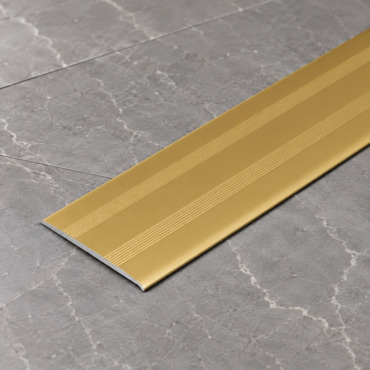 35mm Aluminium Flat Floor Transition Strip In Gold Color