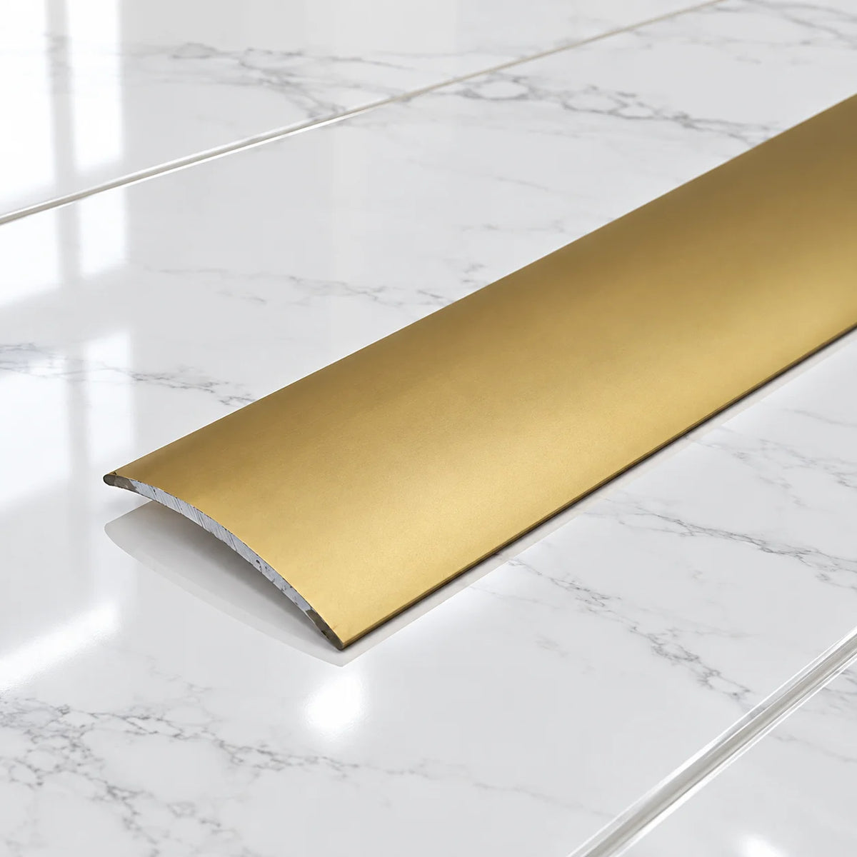40mm Self-Adhesive Aluminium Floor Transition Strip In Gold Color