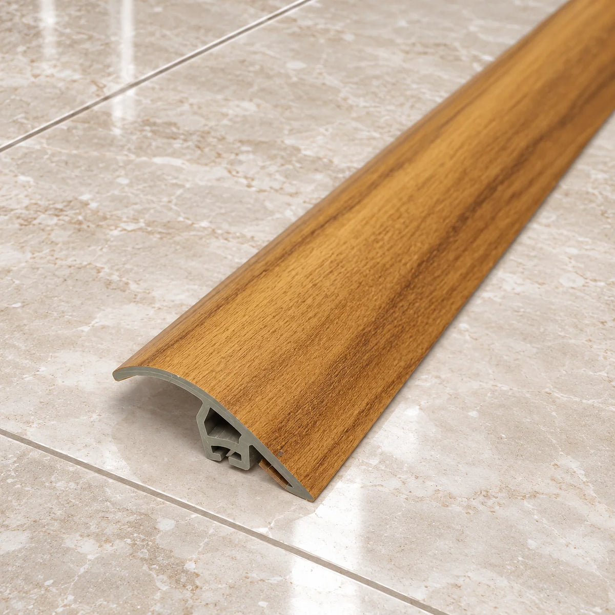 40mm Pvc Wood Effect Door Threshold Ramp Profile OIn Gold Nut Color