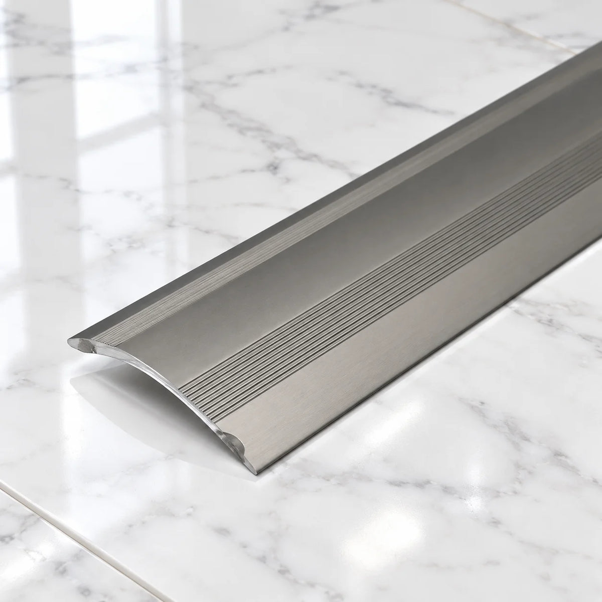 41mm Self Adhesive Aluminium Ramp Threshold Strip In Inox Color