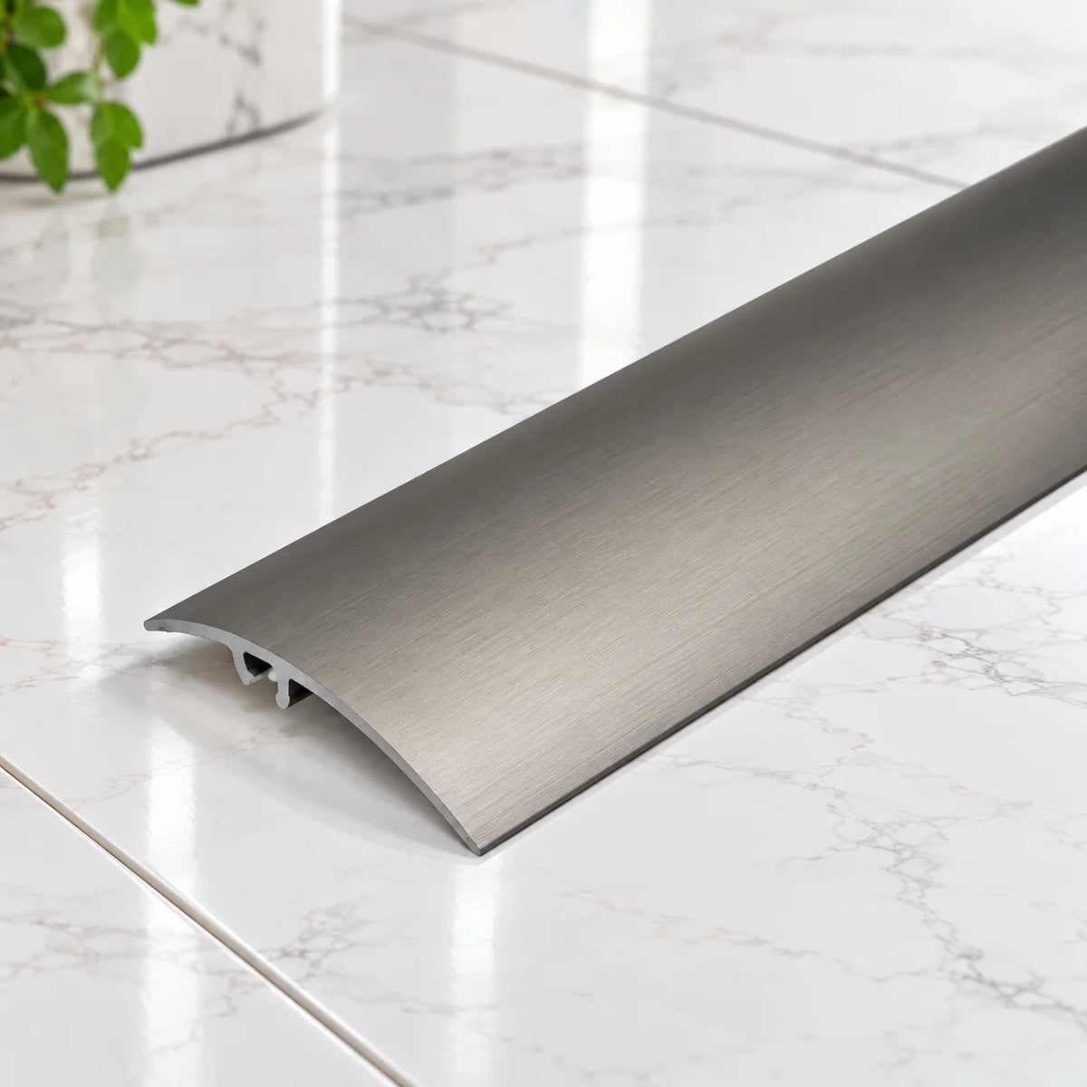 50mm Aluminium Adjustable Floor Transition Strip In Inox Color