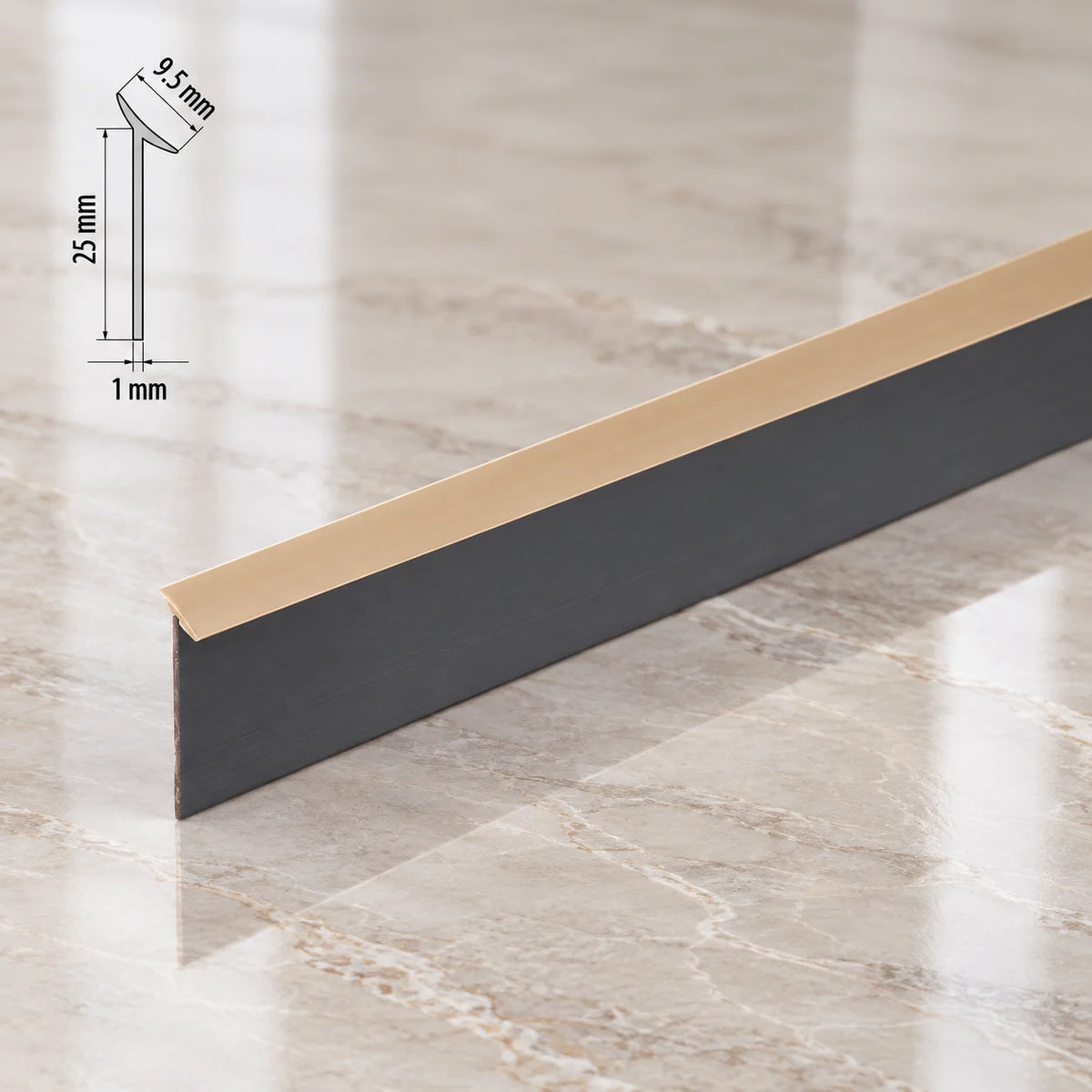 Flexible Waterproof Adhesive Edge Worktop Seal Strip Trim - Kitchen Bathroom In Ivory Color