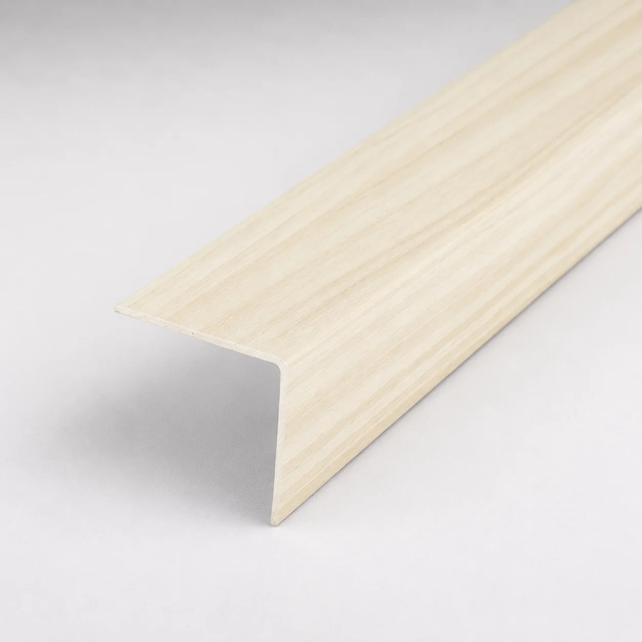 PVC Plastic Edge Protector Moulding Wood Effect Corner Angle Trim 90° In Maple Color