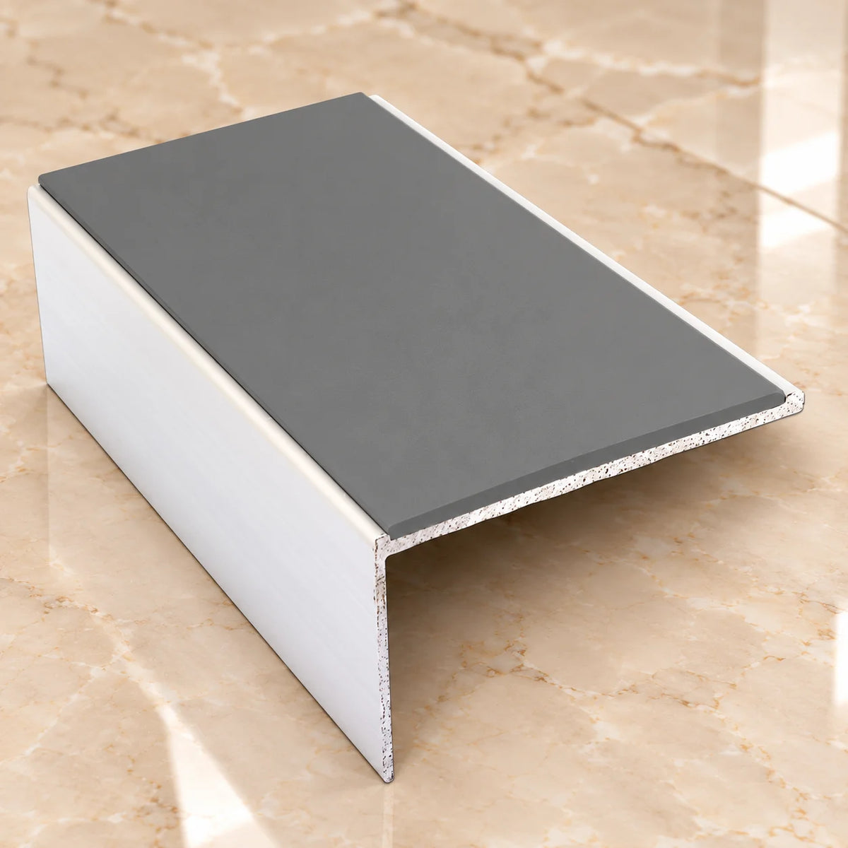 NSL01 56x32mm Aluminium Non-Slip Stair Nosing In Midnight Grey Color