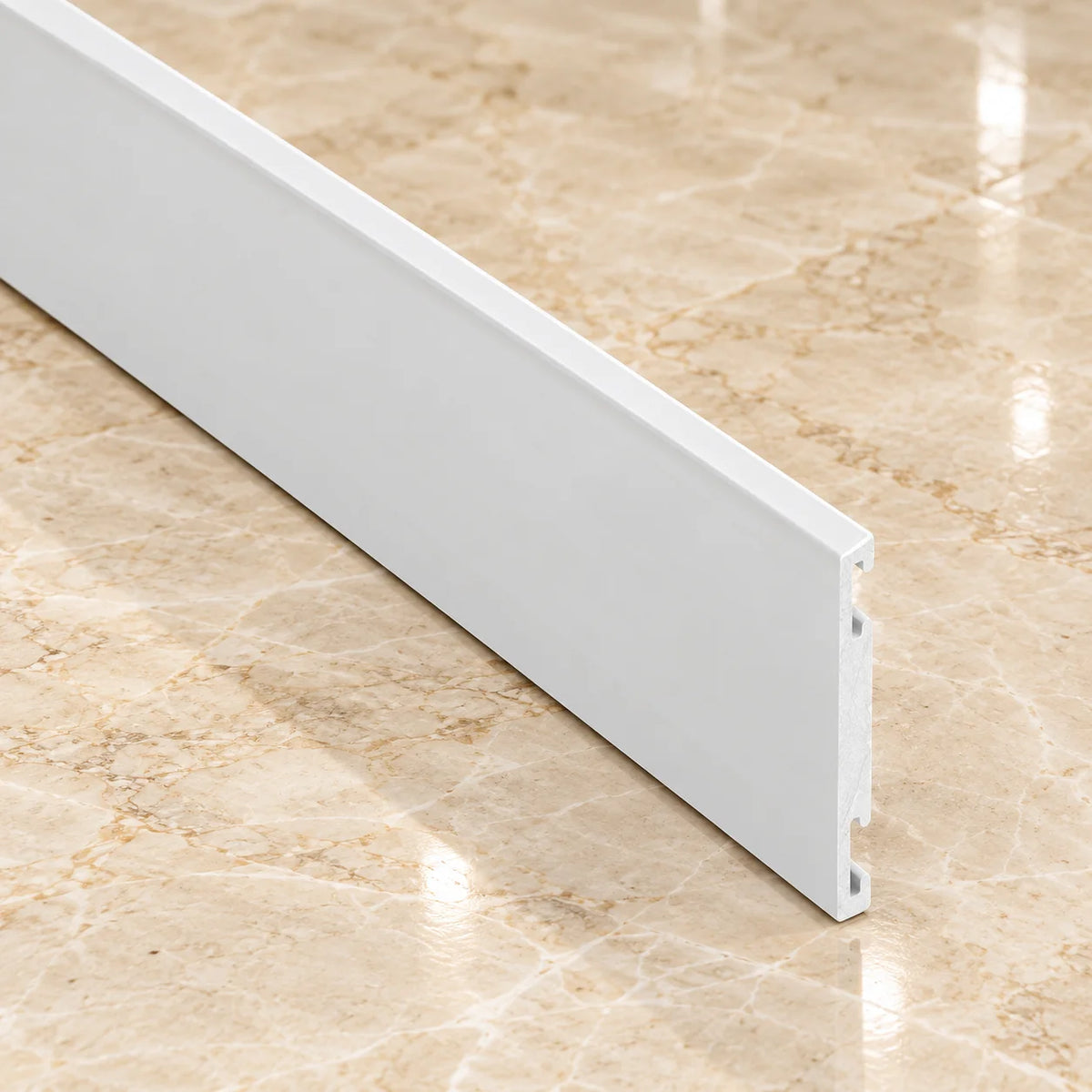 NSA 42mm Pre-Formed Aluminium Stair Edge Trim – 350mm In Mill Aluminium 