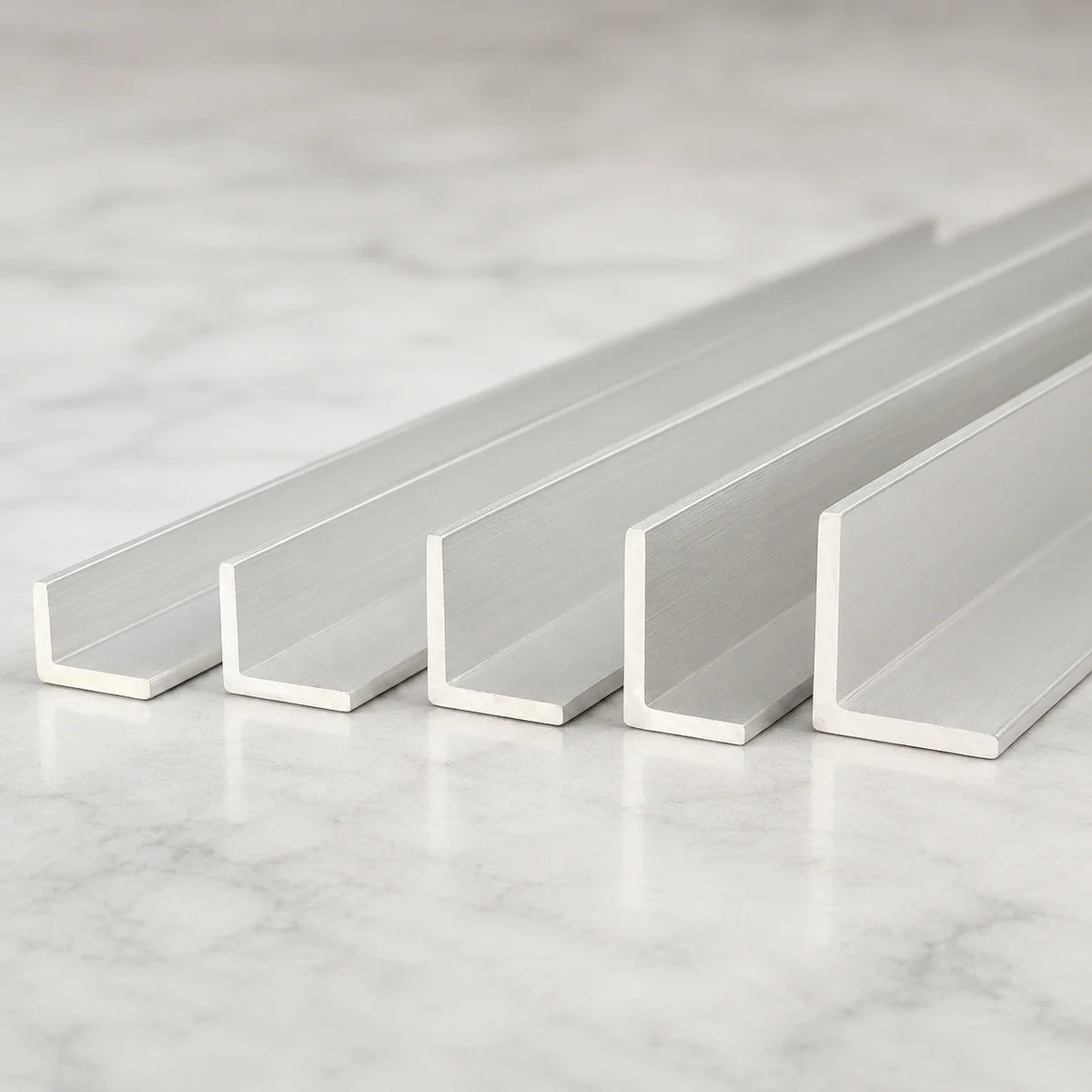 Natural Aluminium Extruded Angle Corner 1 M | Equal & Unequal All Variants