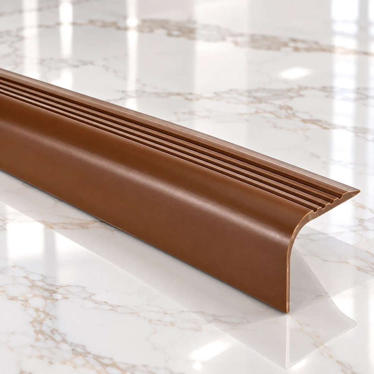 52mm x 40mm non-slip flexible stair nosing for indoor steps