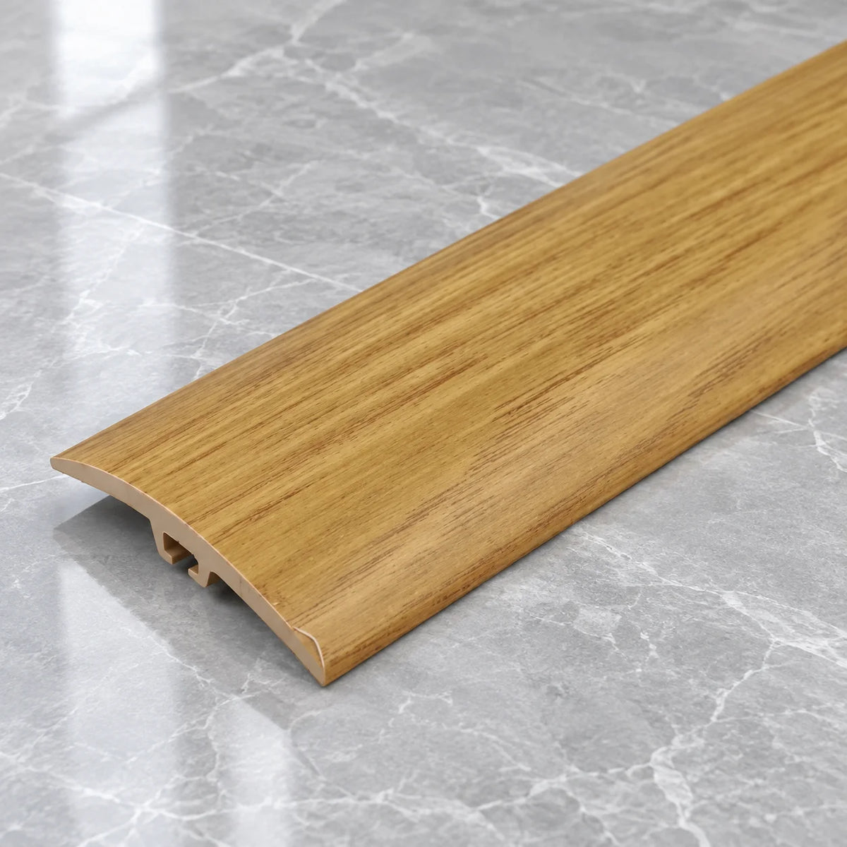 42mm PVC Wood Effect Concealed-Fix Threshold Strip In Oak 2E